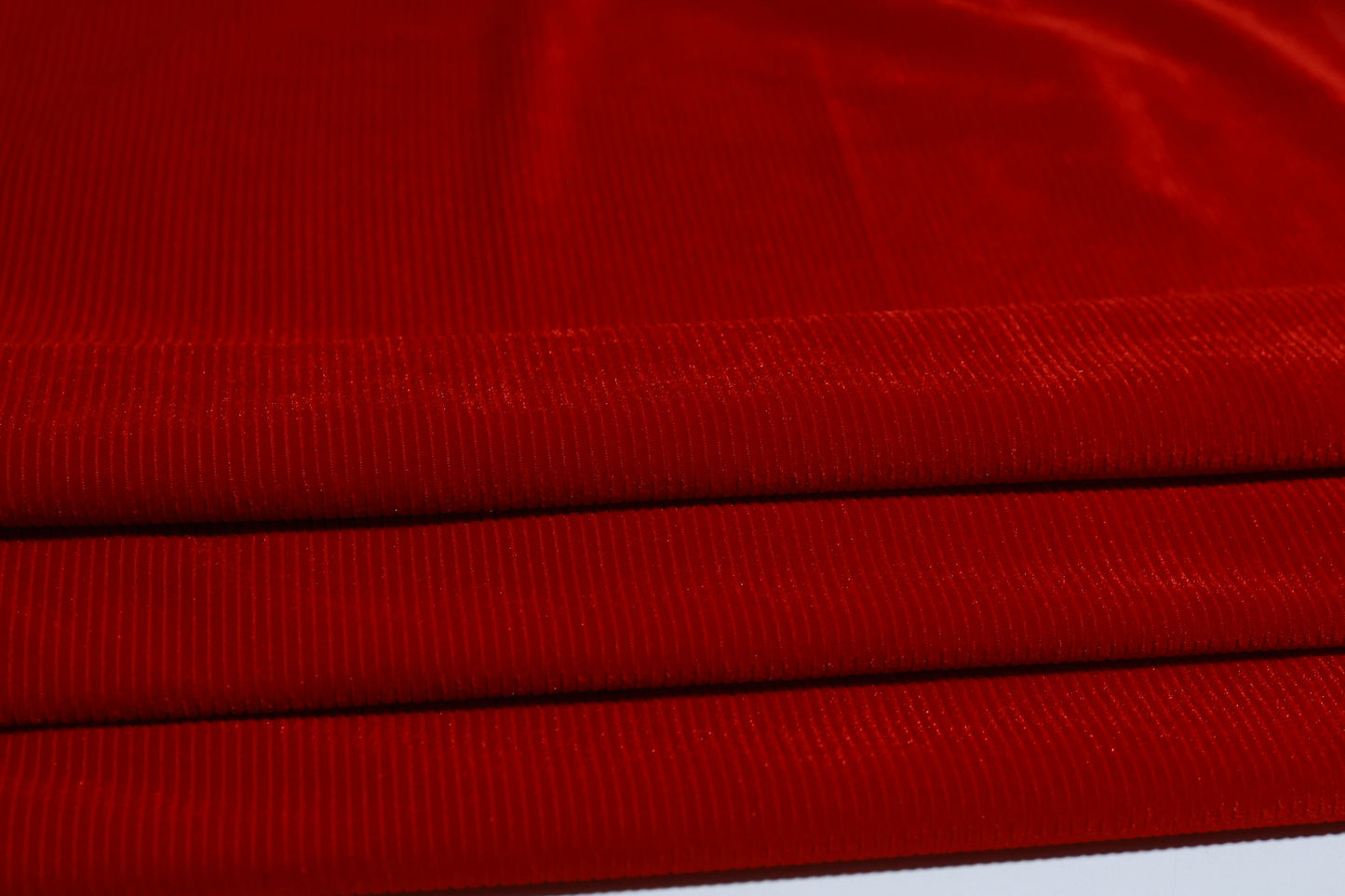 Stretch Corduroy On Red