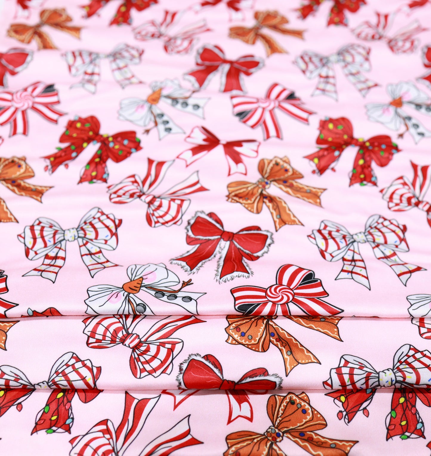 (DBP) Christmas Bows On Pink