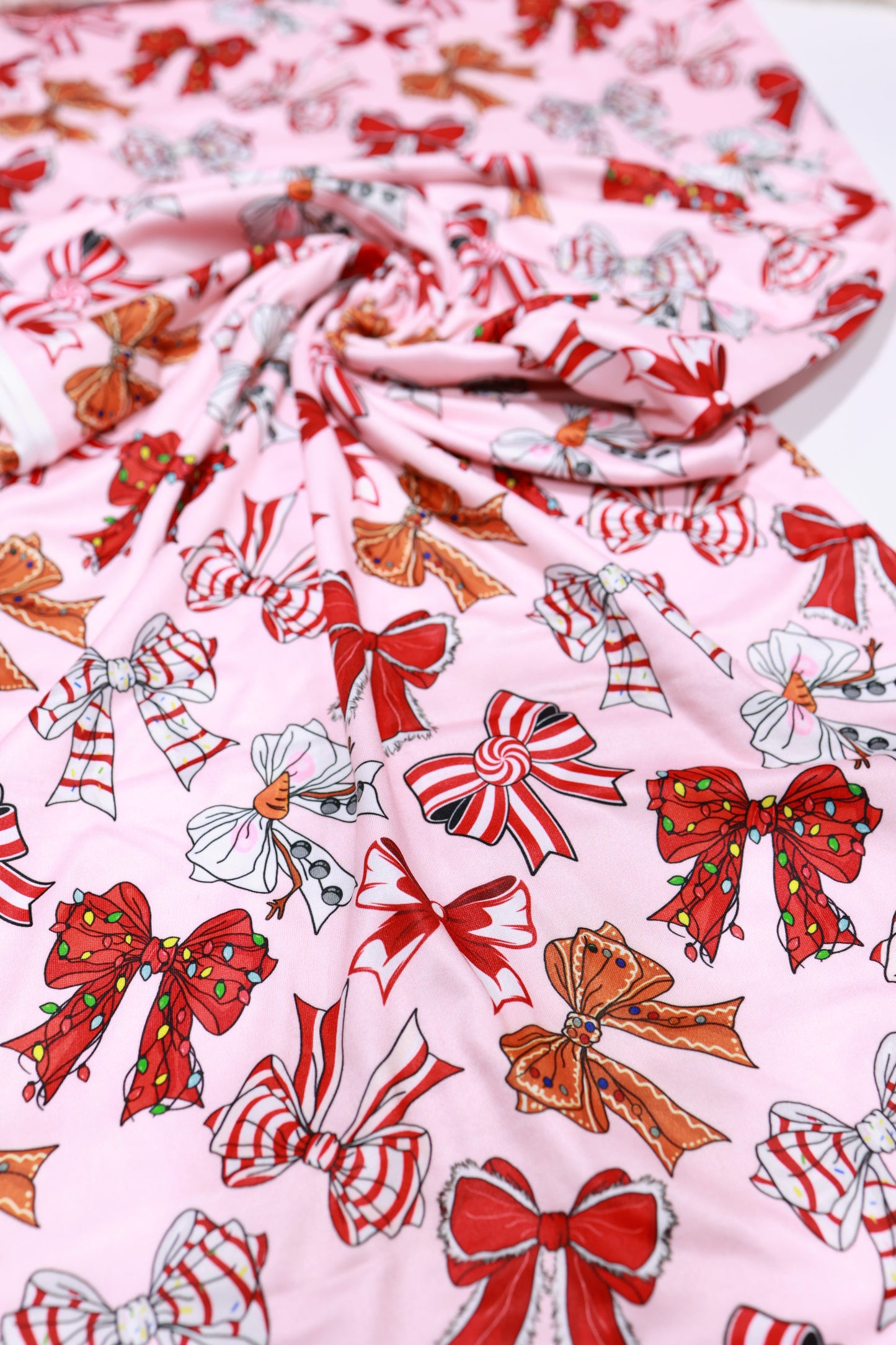 (DBP) Christmas Bows On Pink