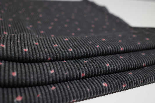 (Urban Rib) Black Ditsy