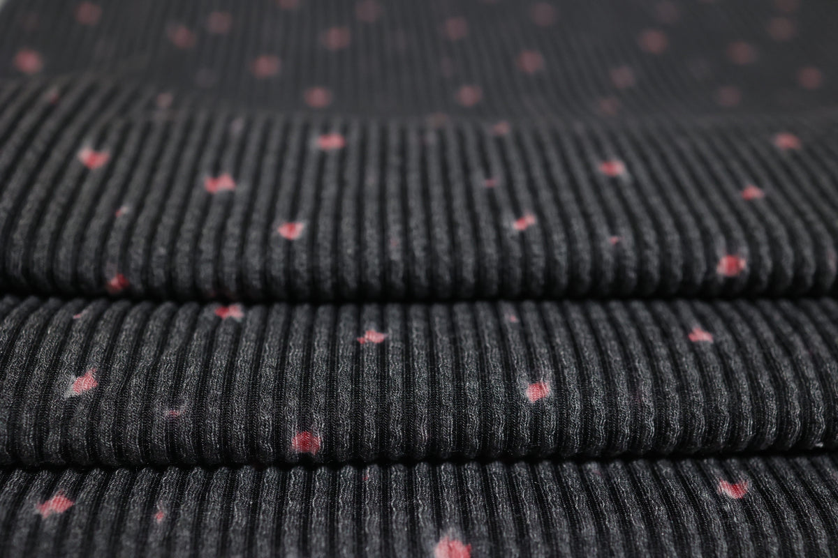 (Urban Rib) Black Ditsy