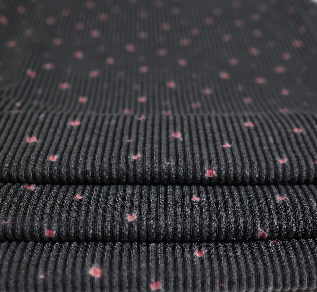 (Urban Rib) Black Ditsy