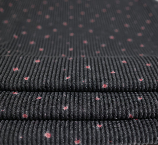 (Urban Rib) Black Ditsy