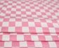 (DBP) Checkered Pink & White