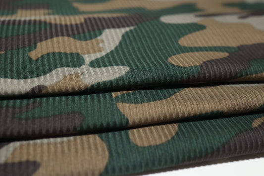 (Rib) Camo Moss/Green/Mocha