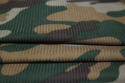 (Rib) Camo Moss/Green/Mocha