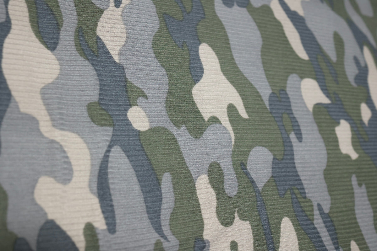 (Rib) Camo Gray/Olive/Taupe