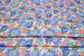 (Rib) Baby Blue & Coral Roses