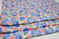 (Rib) Baby Blue & Coral Roses