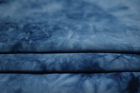 (Rayon) Real Tie Dye Navy