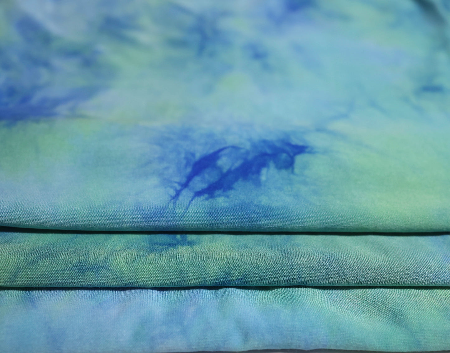 (Rayon) Real Tie Dye Turquoise/Blue