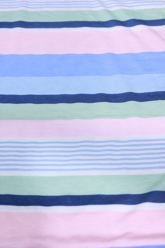 (DBP) Ivory, Blue, Sage & Blush Stripes