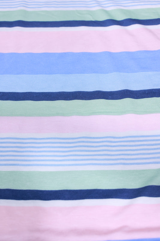 (DBP) Ivory, Blue, Sage & Blush Stripes