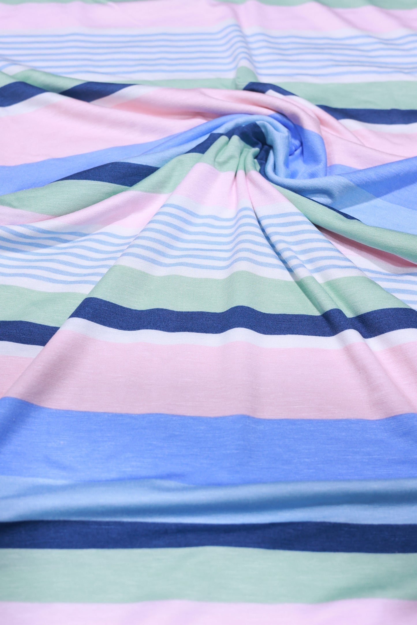 (DBP) Ivory, Blue, Sage & Blush Stripes