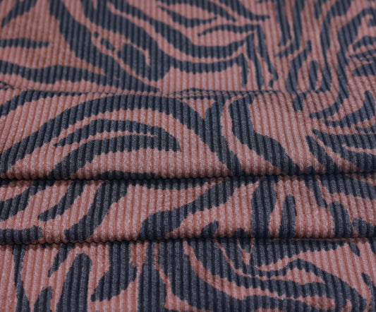 (Urban Rib) Zebra On Brown