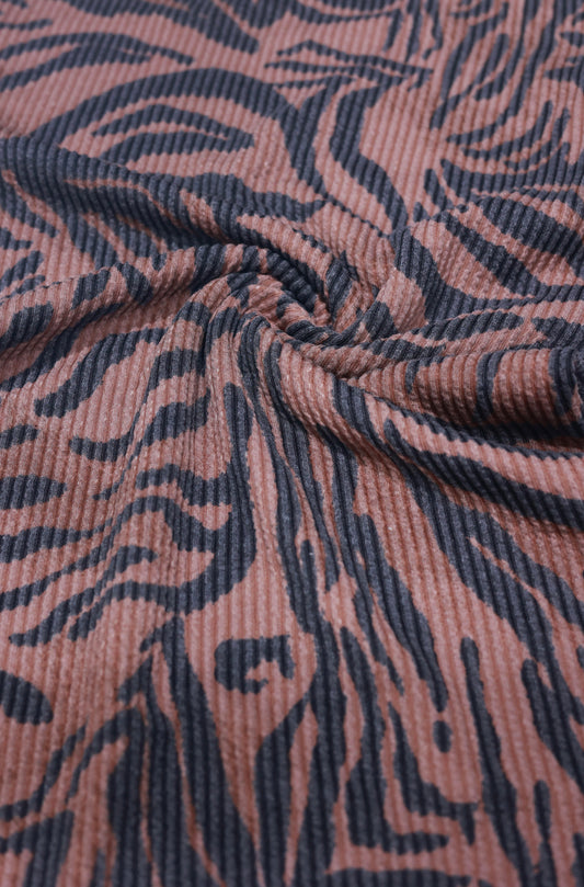 (Urban Rib) Zebra On Brown