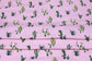 (DBP) Green Cactus On Pink