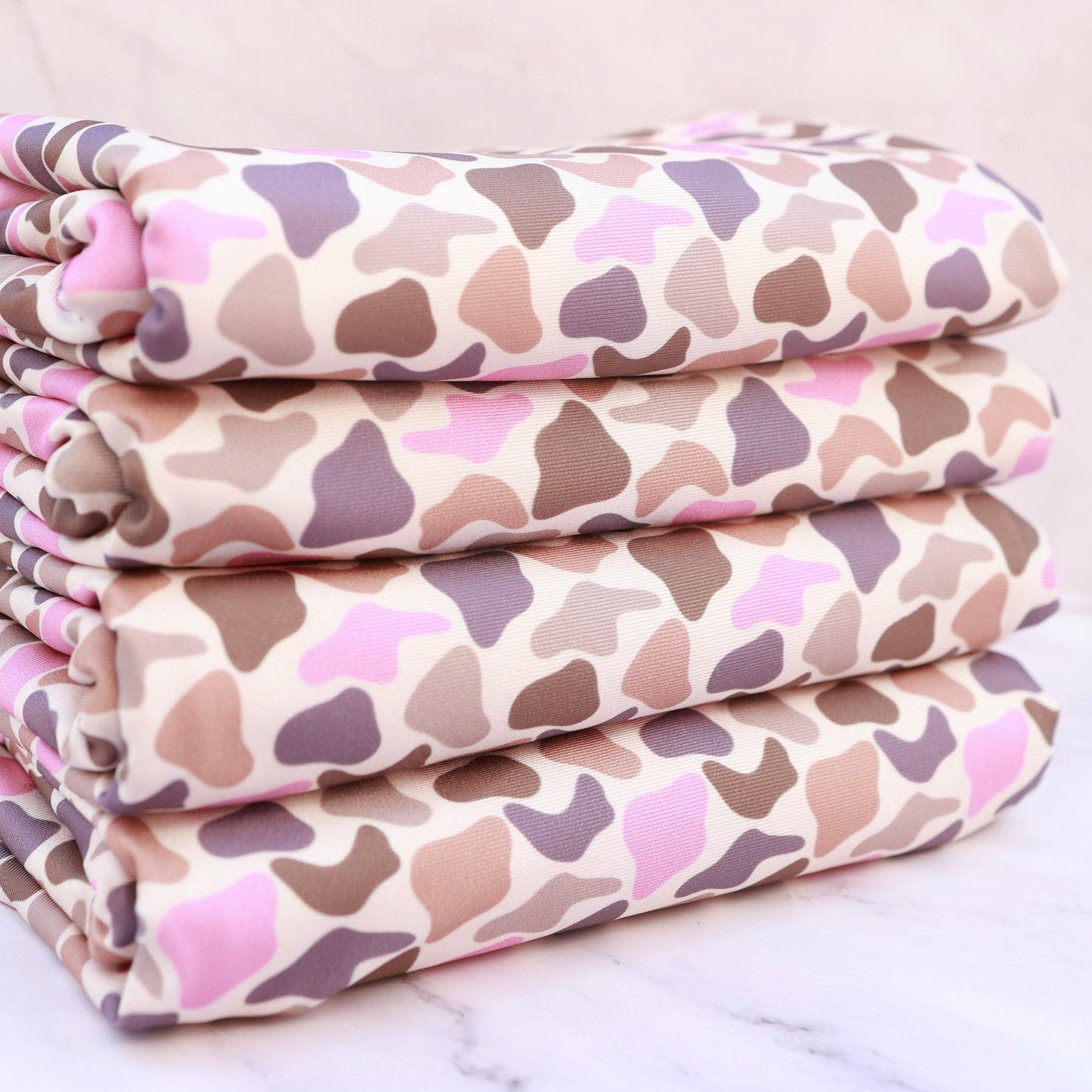 (Athletic Knit) Pink Forest Duck Camo