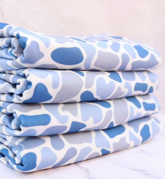 (Athletic Knit) Blue Frost Duck Camo