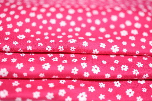 (DBP) Ditsy Floral on Fuchsia