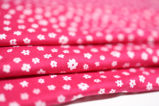 (DBP) Ditsy Floral on Fuchsia