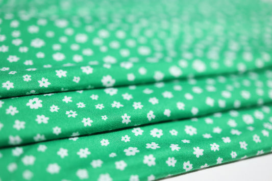 (DBP) Ditsy Floral on Green