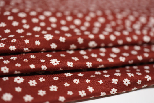 (DBP) Ditsy Floral on Brown