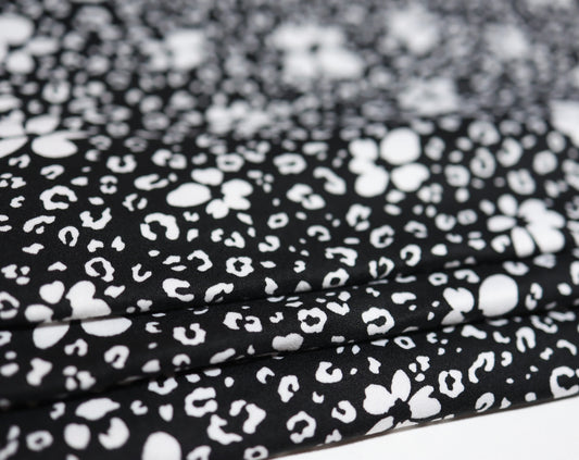 (DBP) Floral Cheetah On Black