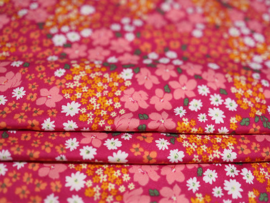 (DBP) Floral Patch Bloomfield Fuchsia