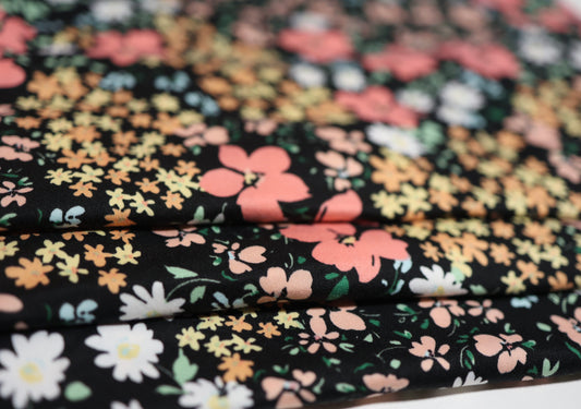 (DBP) Floral Patch Bloomfield Black