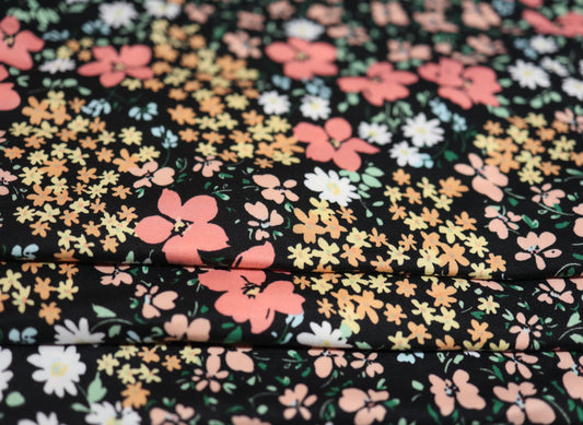 (DBP) Floral Patch Bloomfield Black