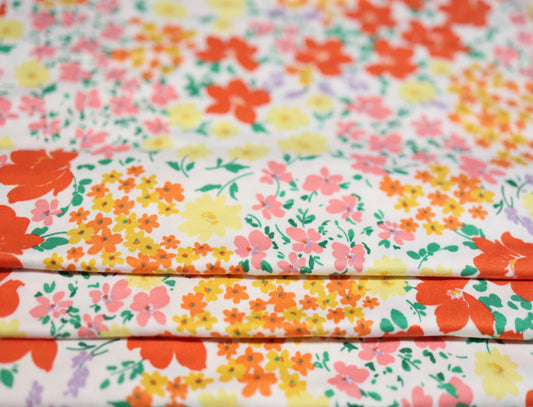 (DBP) Floral Patch Bloomfield Ivory