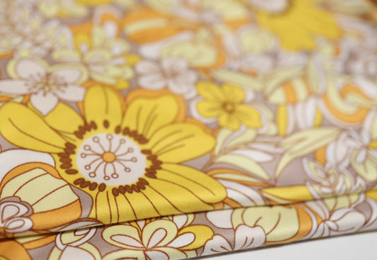 (DBP) Retro Floral Lemon OL