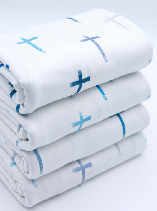 (DBP) Navy, Blue & Gray Crosses