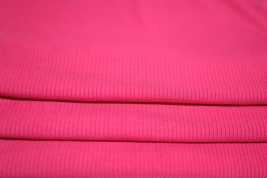 4x2 Rib Solid Fuchsia