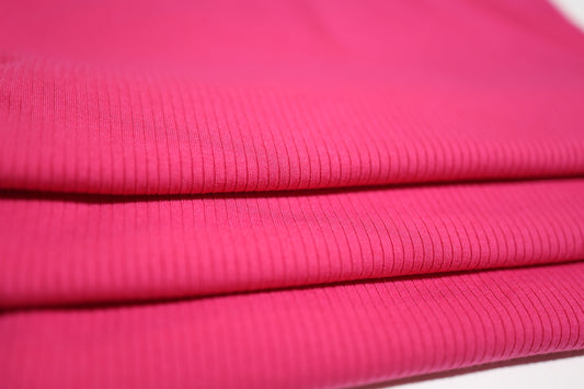 4x2 Rib Solid Fuchsia