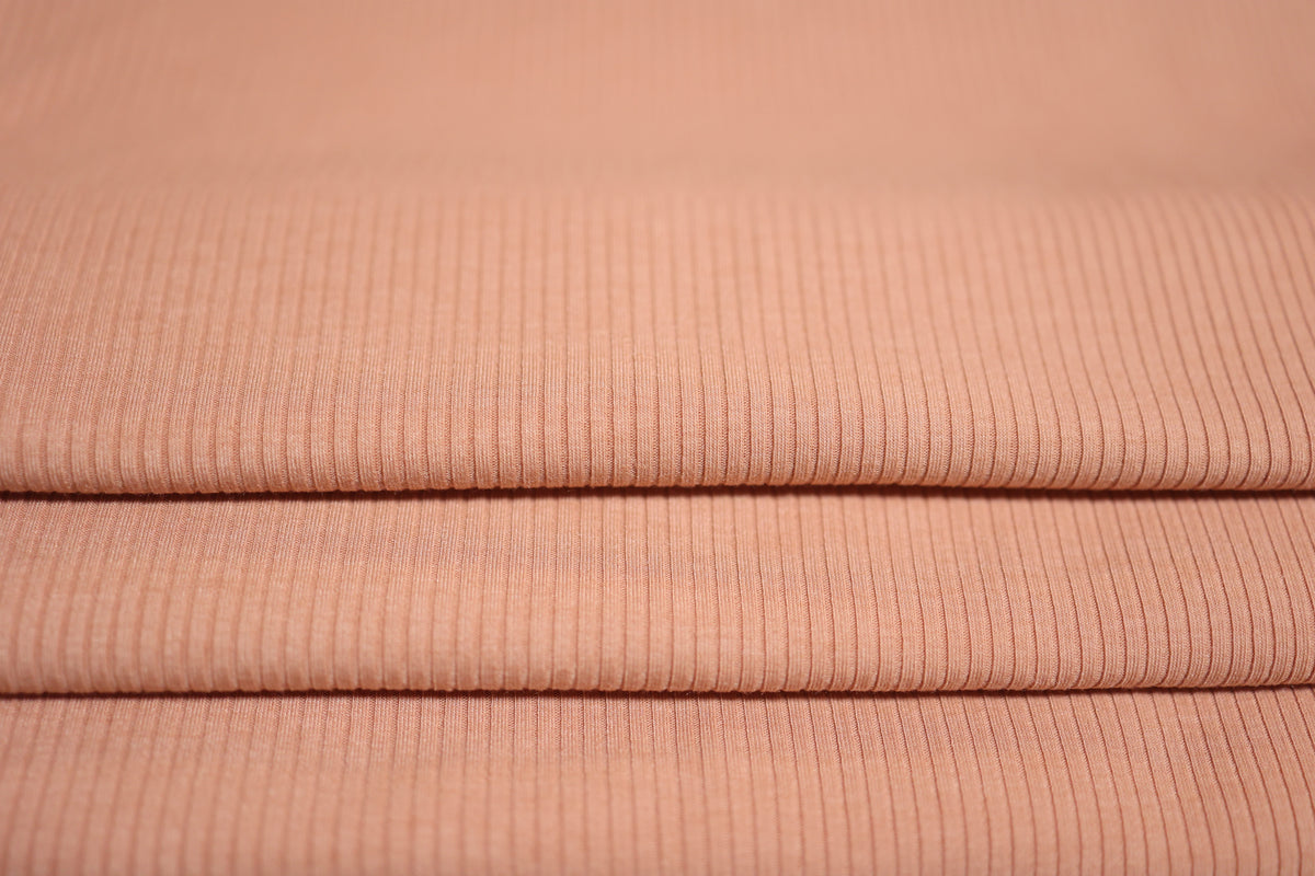 4x2 Rib Solid Peach