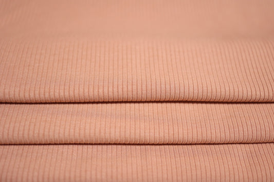 4x2 Rib Solid Peach