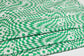 (DBP) Retro Checkered W/ Flower Kelly Green