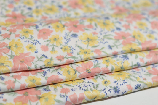 (DBP) Botanical Floral Pink & Lemon