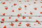 (Rib) Red Daisys on White