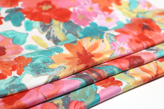 (DBP) Coral Watercolor On White