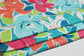 (DBP) Abstract Florals Teal & Deep Blue
