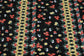 (DBP) Vintage Floral Stripes On Black