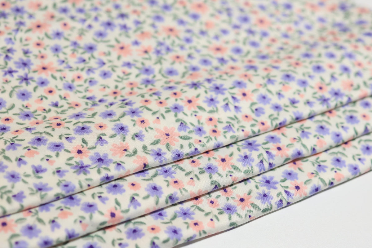 (DBP) Vintage Floral Pink & Lilac