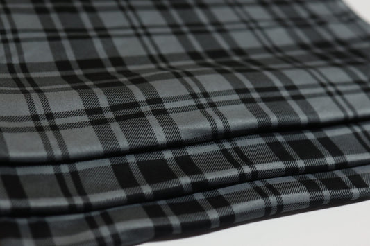 (DBP) Plaid Grey/Black