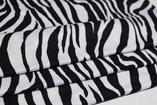 (DBP) Black Zebra Stripes On White