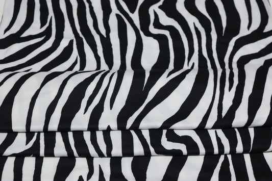 (DBP) Black Zebra Stripes On White
