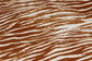 (DBP) Brown Tiger Stripes On White