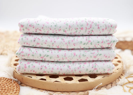 (Rib) Whimsical Rose Floral